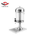 Commercial Beverage Juice Glass Drink Dispenser Stainless Steel 8L Cool Drink Single Juice Dispenser